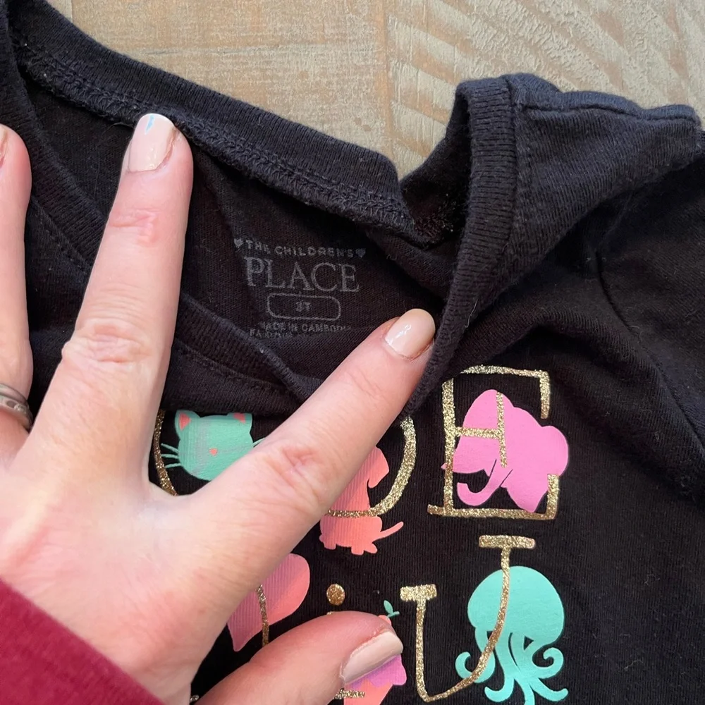 The Childrens Place black short